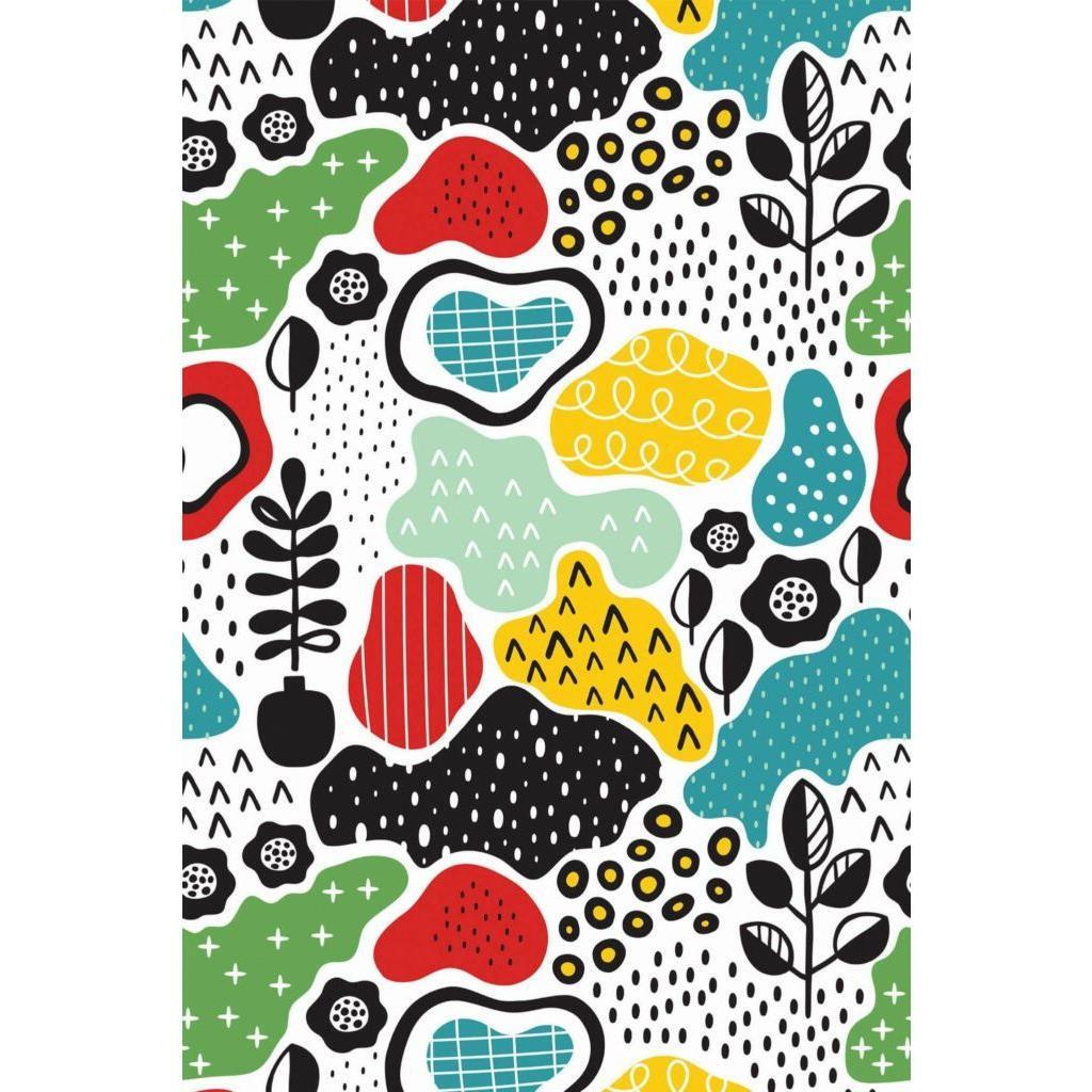 Multicolor abstract design (itseliimautuva) - Kotikauppa