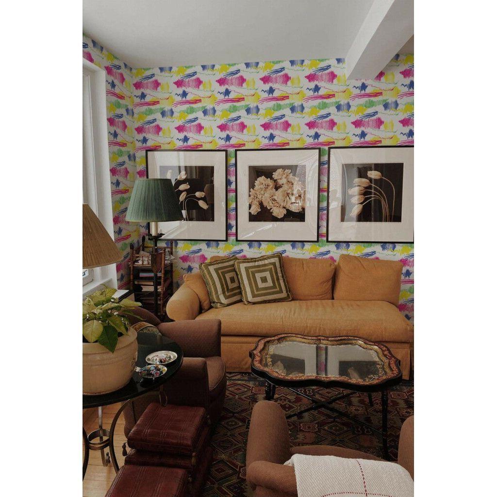 Multicolor doodles abstract (itseliimautuva) - Kotikauppa