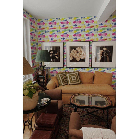 Multicolor doodles abstract (itseliimautuva) - Kotikauppa