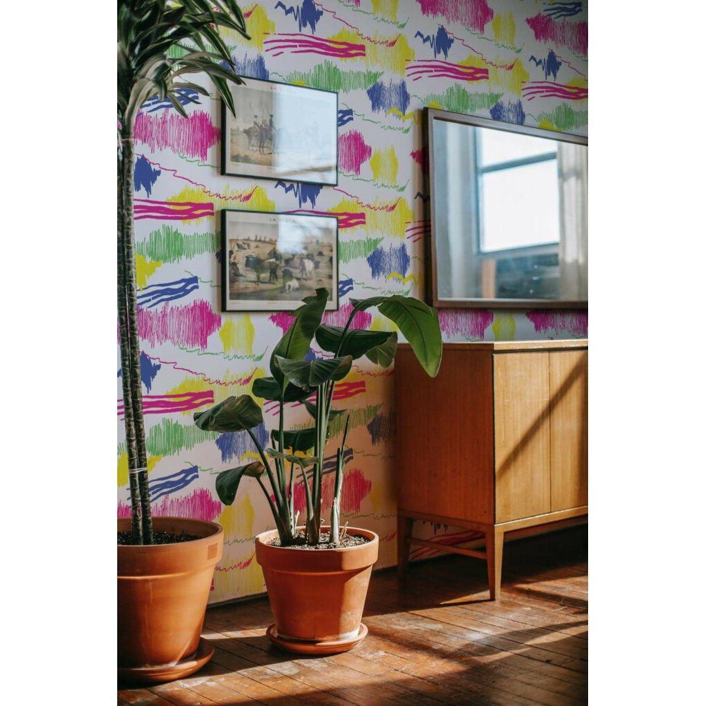 Multicolor doodles abstract (itseliimautuva) - Kotikauppa