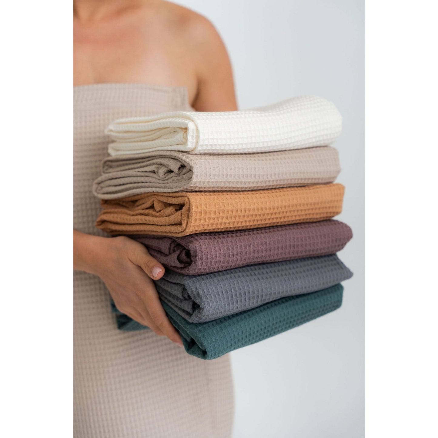 Women's Spa Wrap Towel with Velcro and Elastic