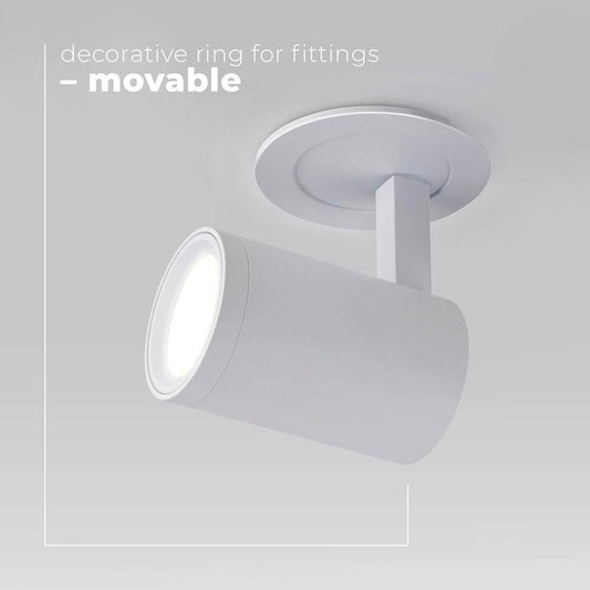 NUUK LED-spottivalaisin uppo, valkoinen