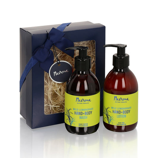 Natural Body Care Set "Wild Lemongrass" - Kotikauppa