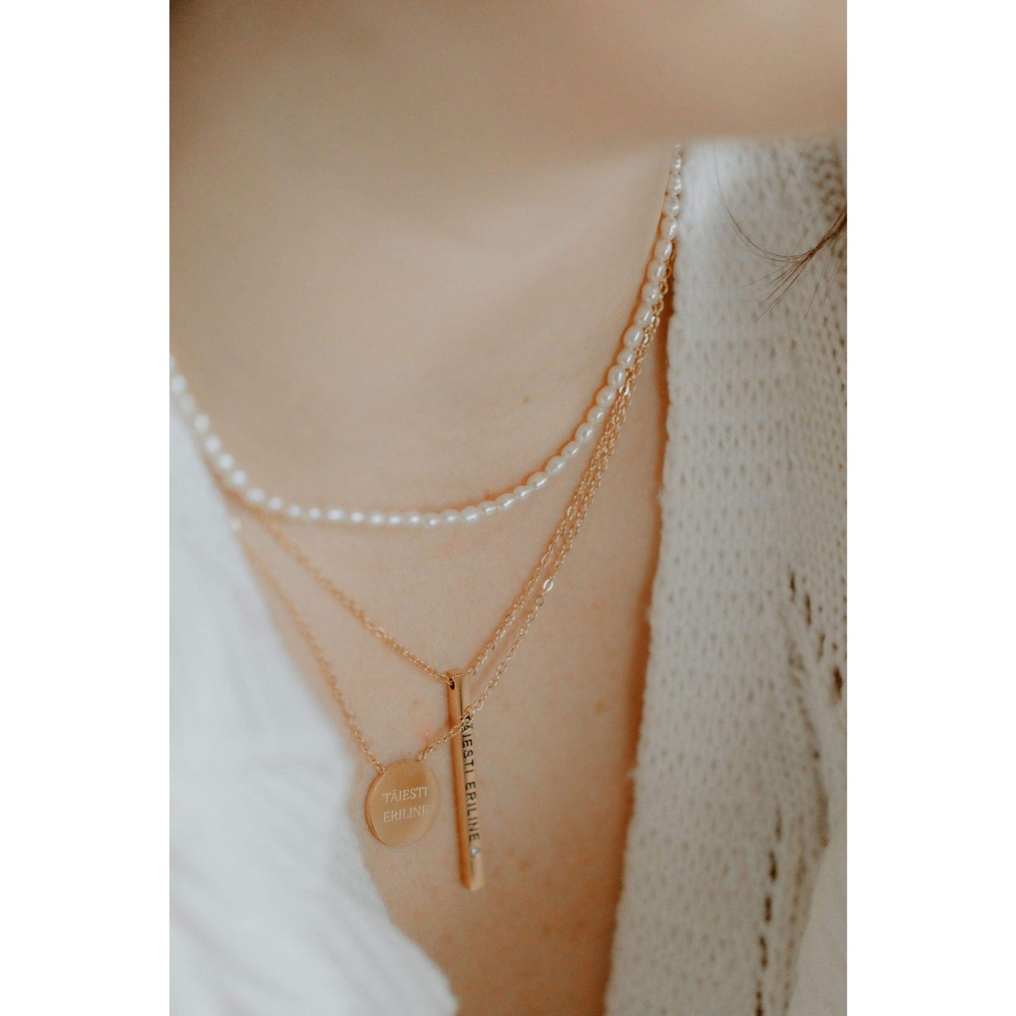 Necklace with Freshwater Pearls - Kotikauppa