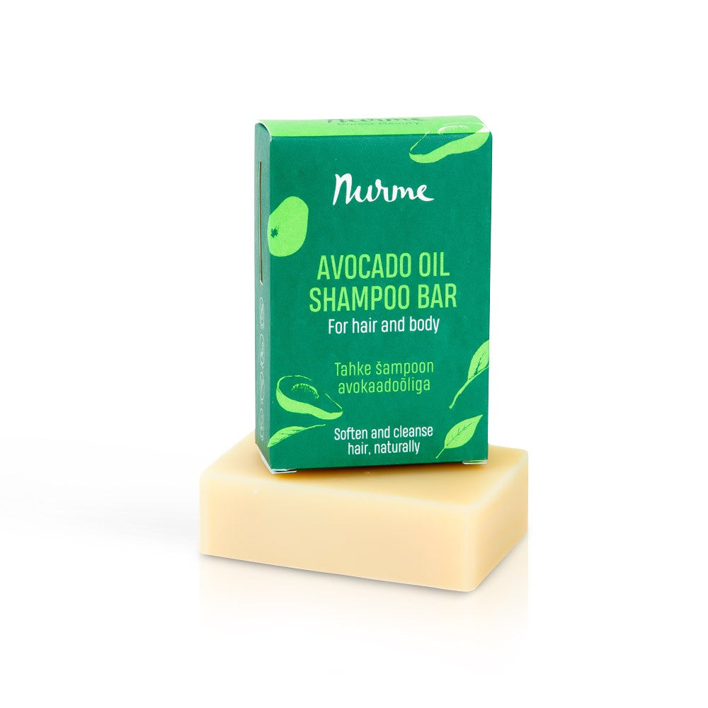 Nurme Avokadoöljyshampoopala, 100 g (kaikille hiustyypeille)