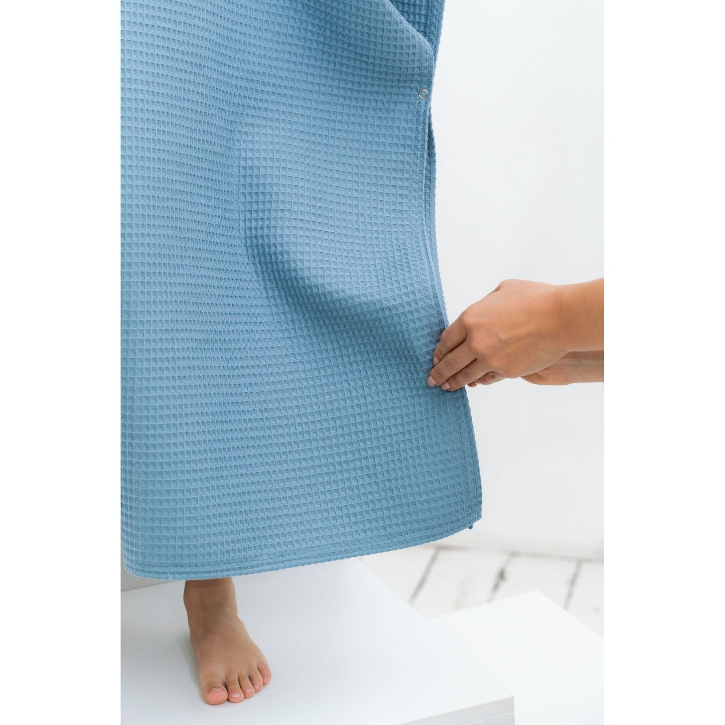 Waffle Fabric Kids' Poncho