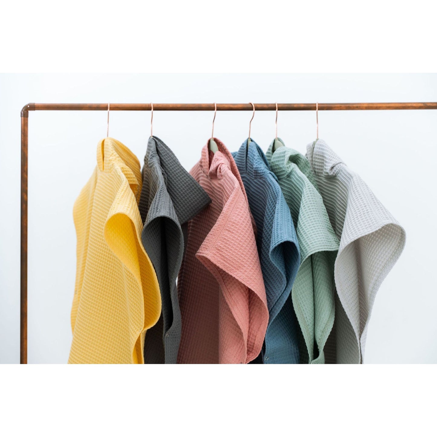 Waffle Fabric Kids' Poncho
