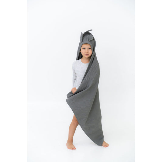 Waffle Fabric Towel with Bunny Ears