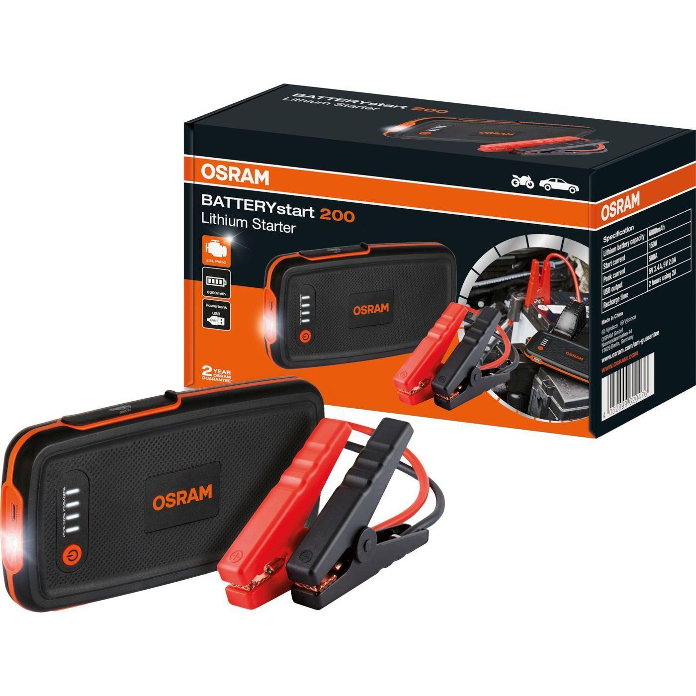 Osram BATTERYstart apukäynnistin OBSL200