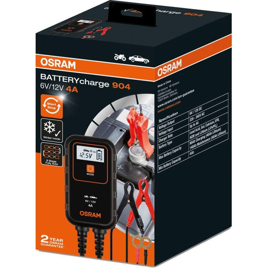Osram BATTERYcharge akkulaturi OEBCS904 4,0A
