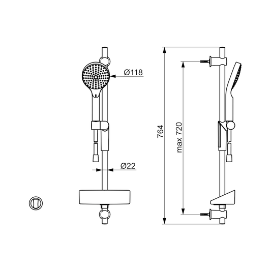 SUIHKUSETTI ORAS 420 HYDRACTIVA DIGITAL BT