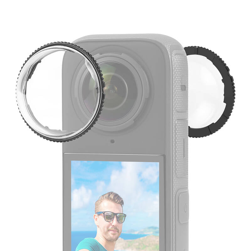 PC lens cover PULUZ for Insta360 X4 - Kotikauppa