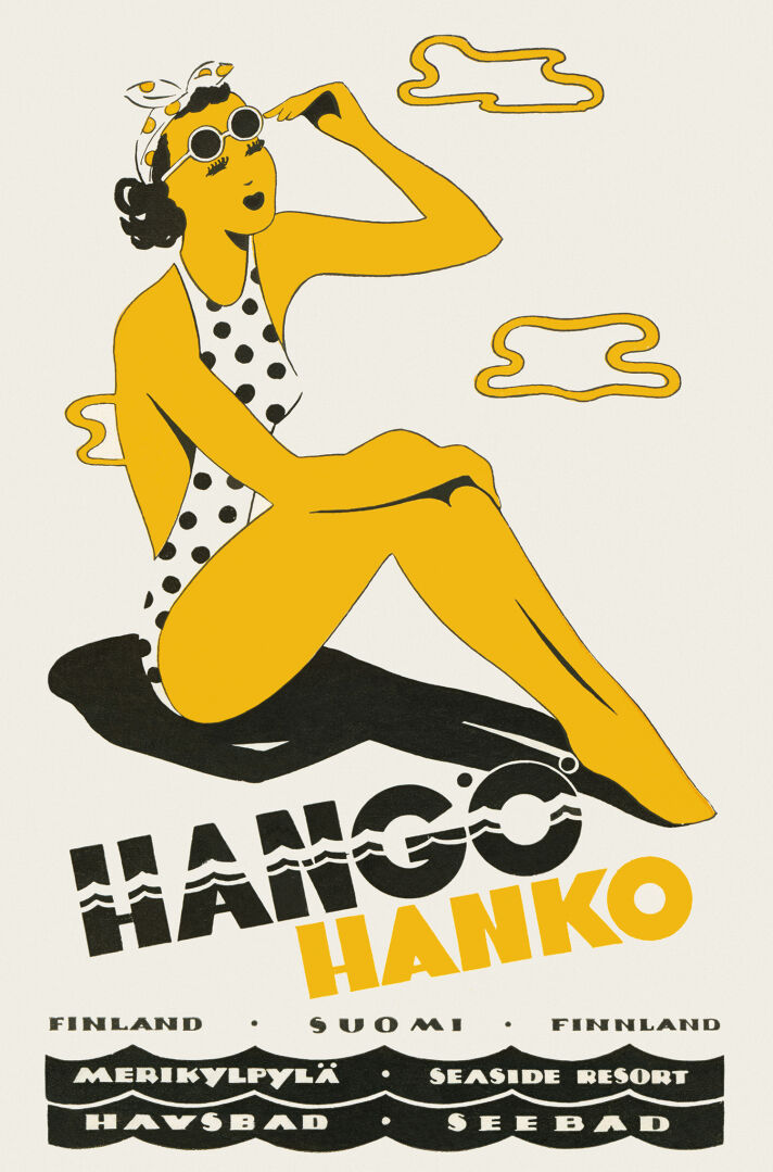 CTF Juliste Iso Hangon Lady