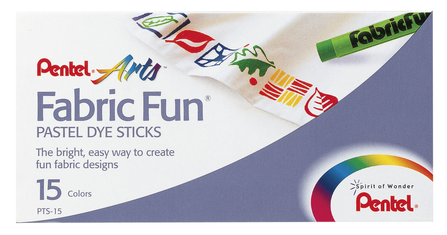 Kangasvärit Pentel Fabric Fun (15 väriä)