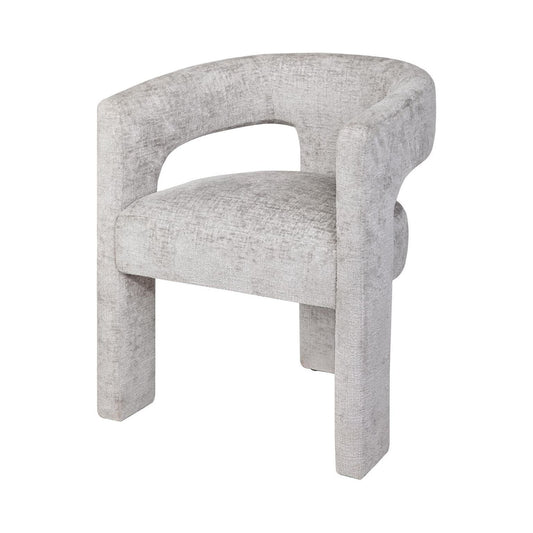 Pehmustettu Leith-tuoli (hopeanharmaa) - Kotikauppa