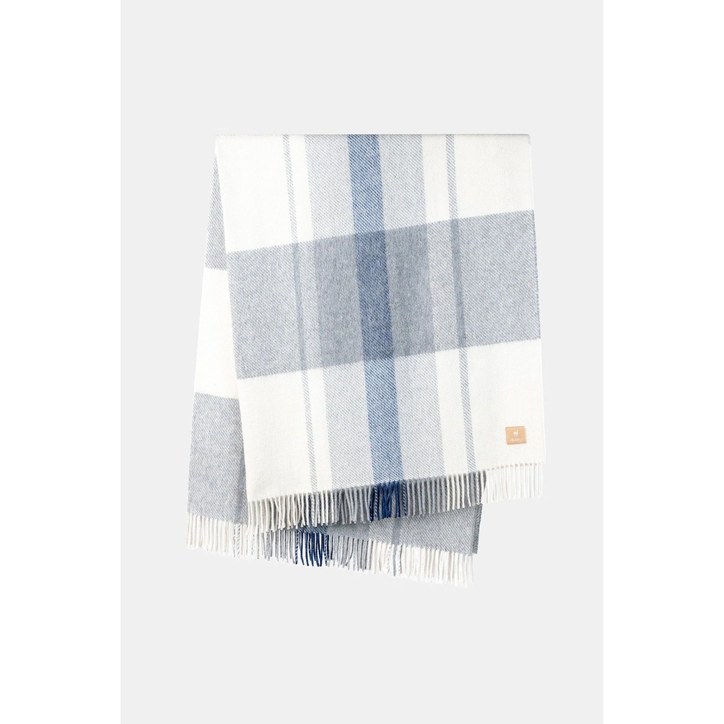 Natural Alpaca Wool Throw – Classic Tartan