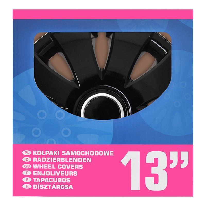 Pölykapseli Aura musta 13 tuumaa 4 kpl laatikossa | 310846S | 8718546656460 | Kotikauppa |