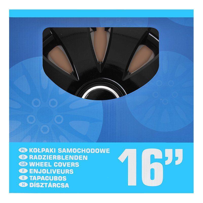 Pölykapseli Aura musta 16 tuumaa 4 kpl laatikossa | 310852S | 8719946004325 | Kotikauppa |