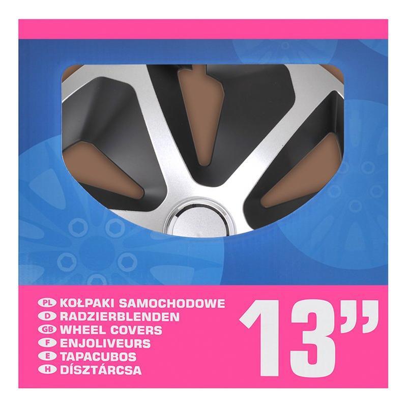 Pölykapseli Roco hopea/musta 13 tuumaa 4 kpl laatikossa | 310870S | 8718546656705 | Kotikauppa |