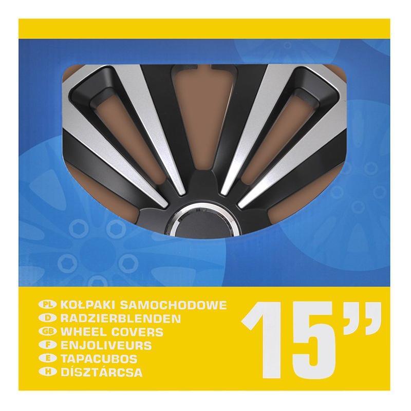 Pölykapseli Terra hopea/musta 15 tuumaa 4 kpl laatikossa | 310866S | 8718546656668 | Kotikauppa |