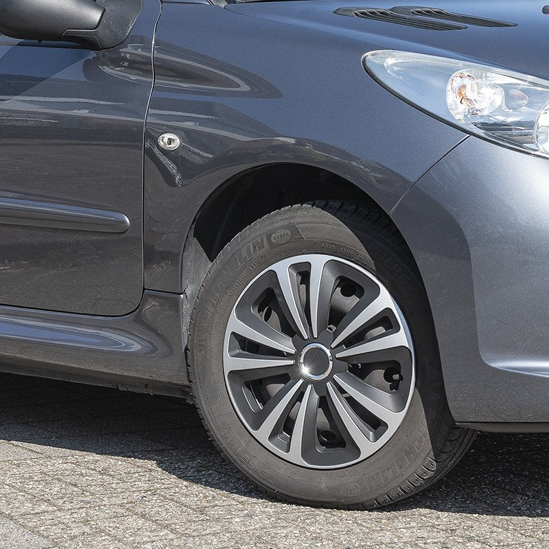 Pölykapseli Terra hopea/musta 15 tuumaa 4 kpl laatikossa - Kotikauppa