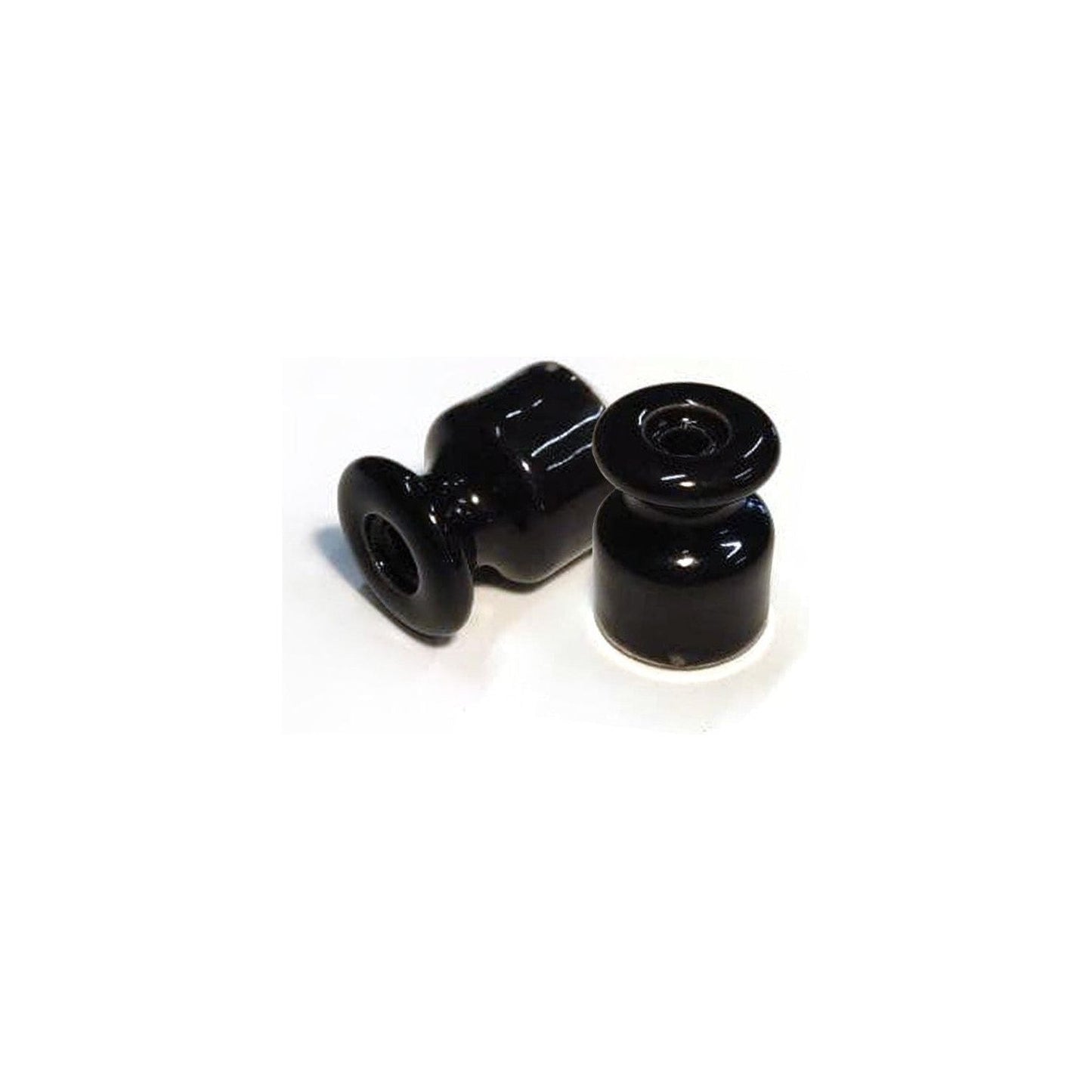 Posliininen johdonohjain 18mm (musta tai valkoinen) - Kotikauppa