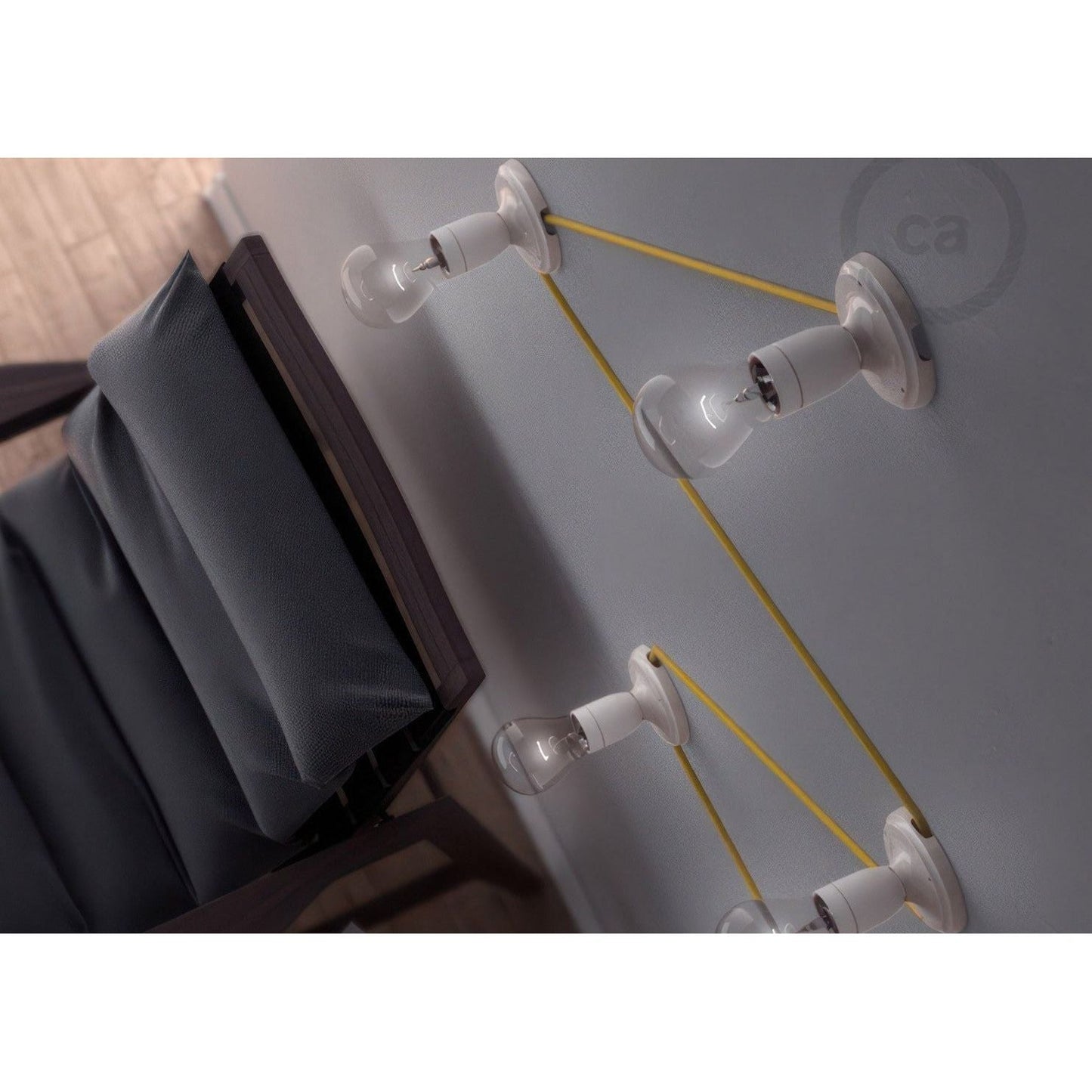 Posliinivalopiste seinään tai kattoon (E27) useita värejä - Kotikauppa