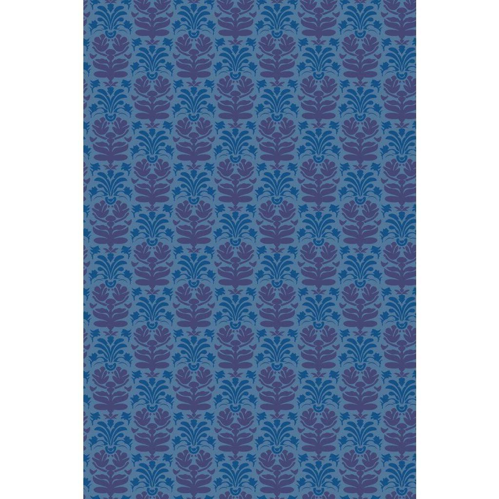 Powder Blue Damask (itseliimautuva) - Kotikauppa