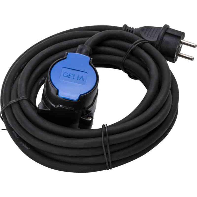 Ulkojatkojohto itsesulkeutuvalla kannella, maadoitettu, 2-osainen, IP44, H07RN-F 10m | 4001191102 | | Kotikauppa | Gelia