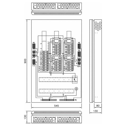 RYHMÄKESKUS U/P FE WALTTERI ESSV345.36 50A 4VV4NAP (69)