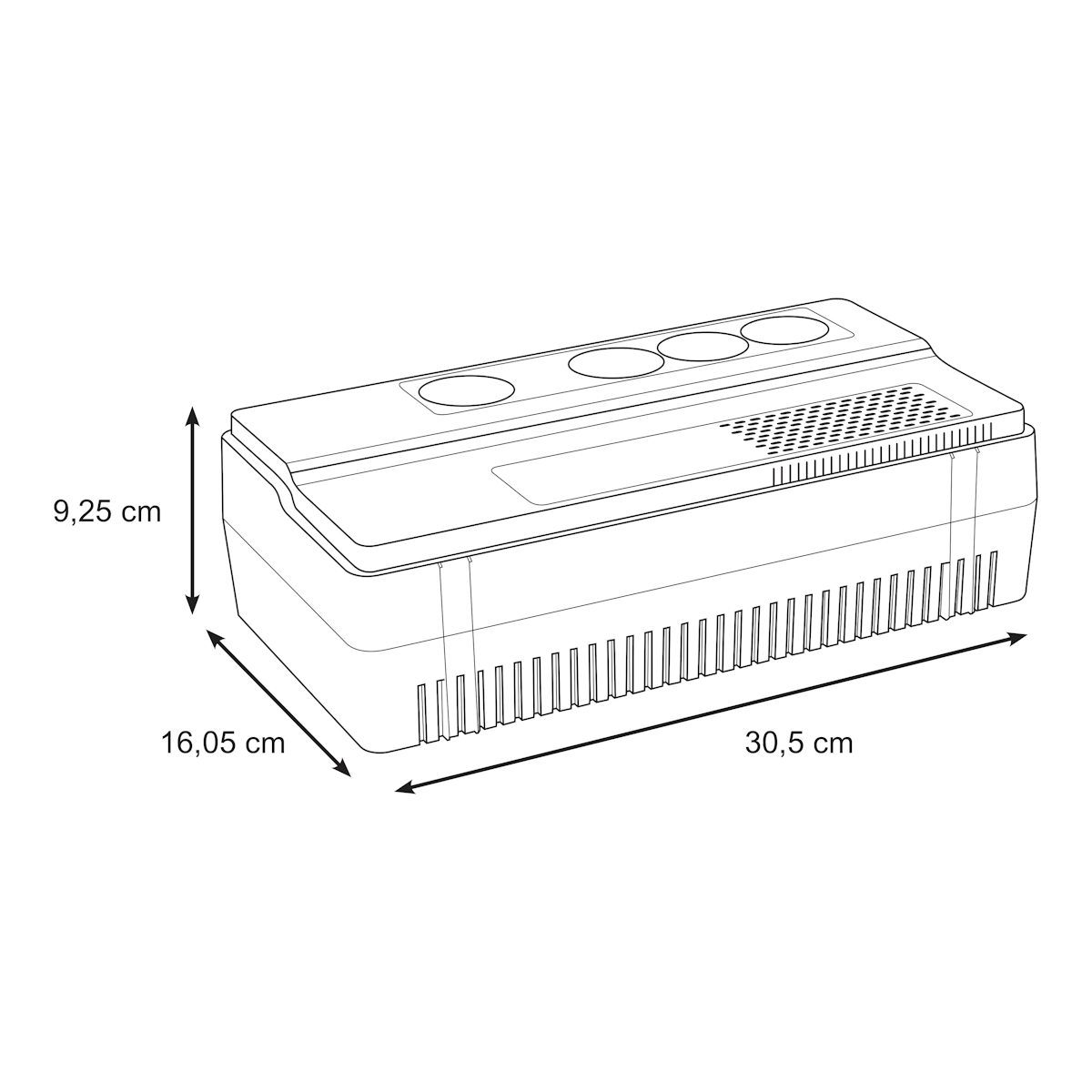 UPS LINE-INTERACTIVE EASY UPS BVS 500VA Schuko