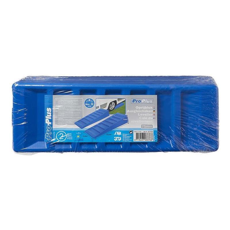 Pyöräkiilat 75mm sininen 2 kpl - Kotikauppa