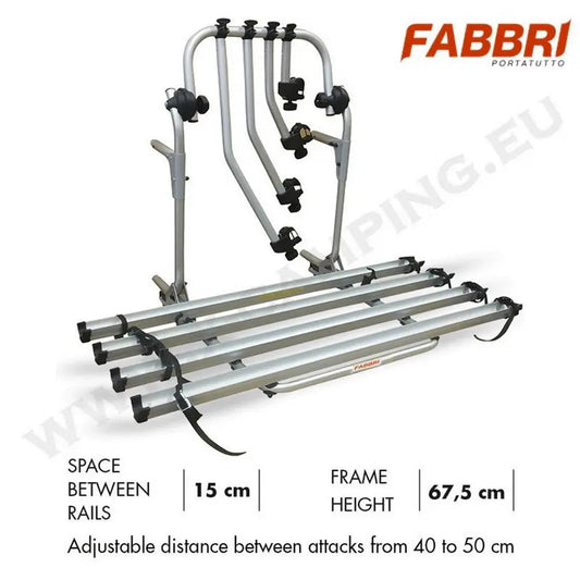 Pyöräteline neljälle pyörälle Bici Ok Compatto Camper -matkailuautoon - Kotikauppa