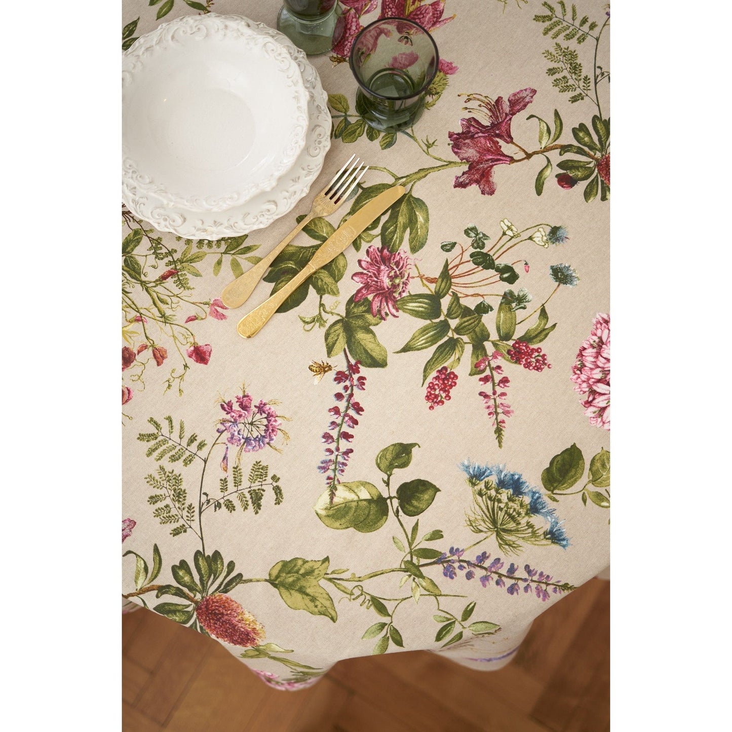 Pyöreä, kukkainen pöytäliina - Botanico - Kotikauppa