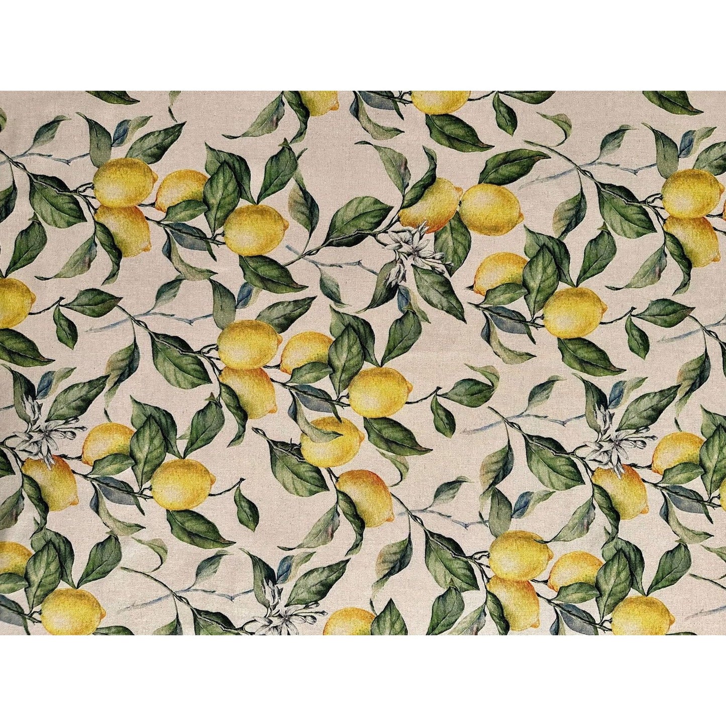 Pyöreä pöytäliina - Sitruuna pellava - Kotikauppa