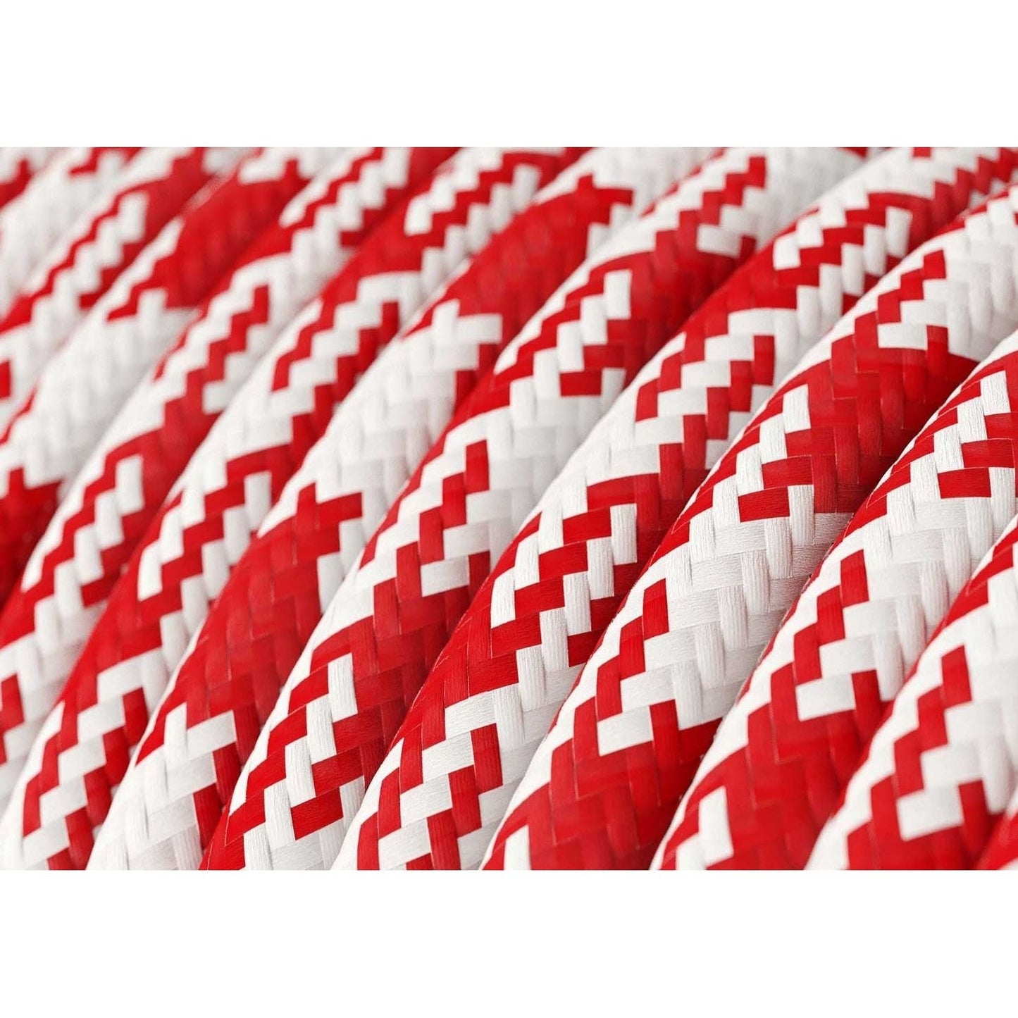 Pyöreä sähkökaapeli rayon-kankaalla (2x0,75) useita värejä - Kotikauppa