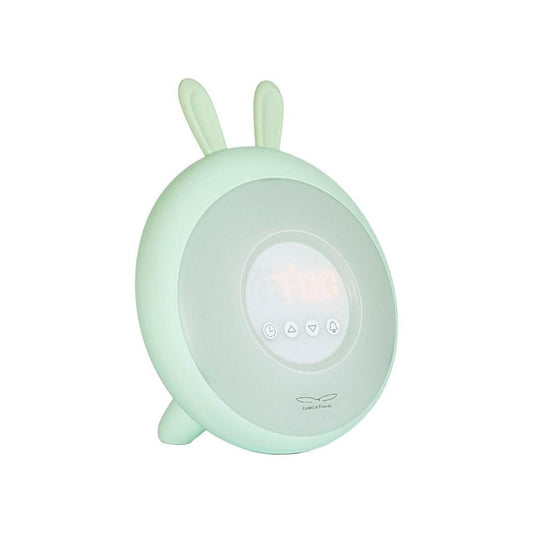 Rabbit Lamp with Alarm Clock - Green - Kotikauppa