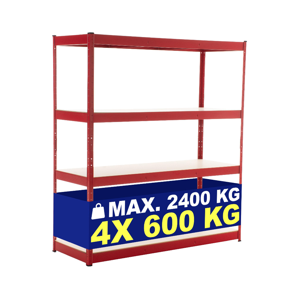 Raskas hylly 160x60x180 cm - Kotikauppa