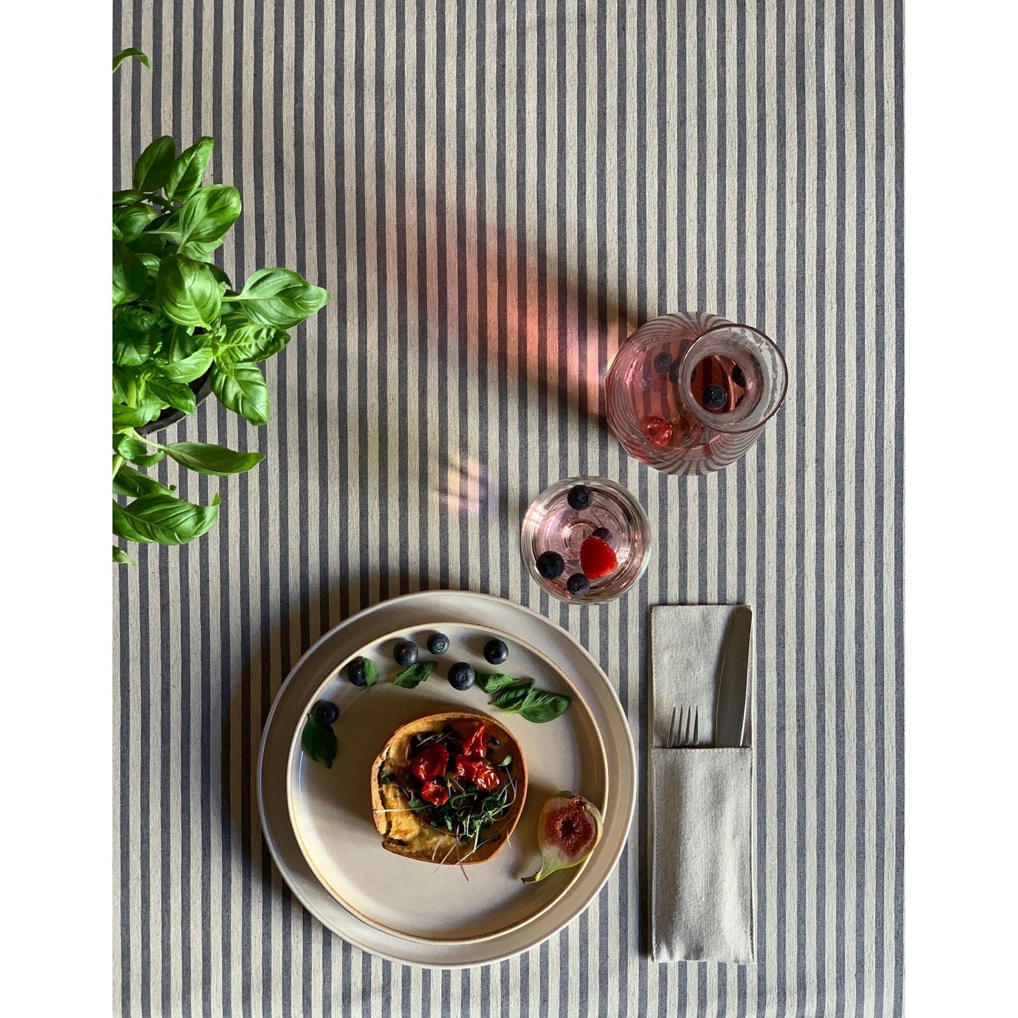 Rectangular Tablecloth, Recycled Fabric - Nord 1 - Kotikauppa