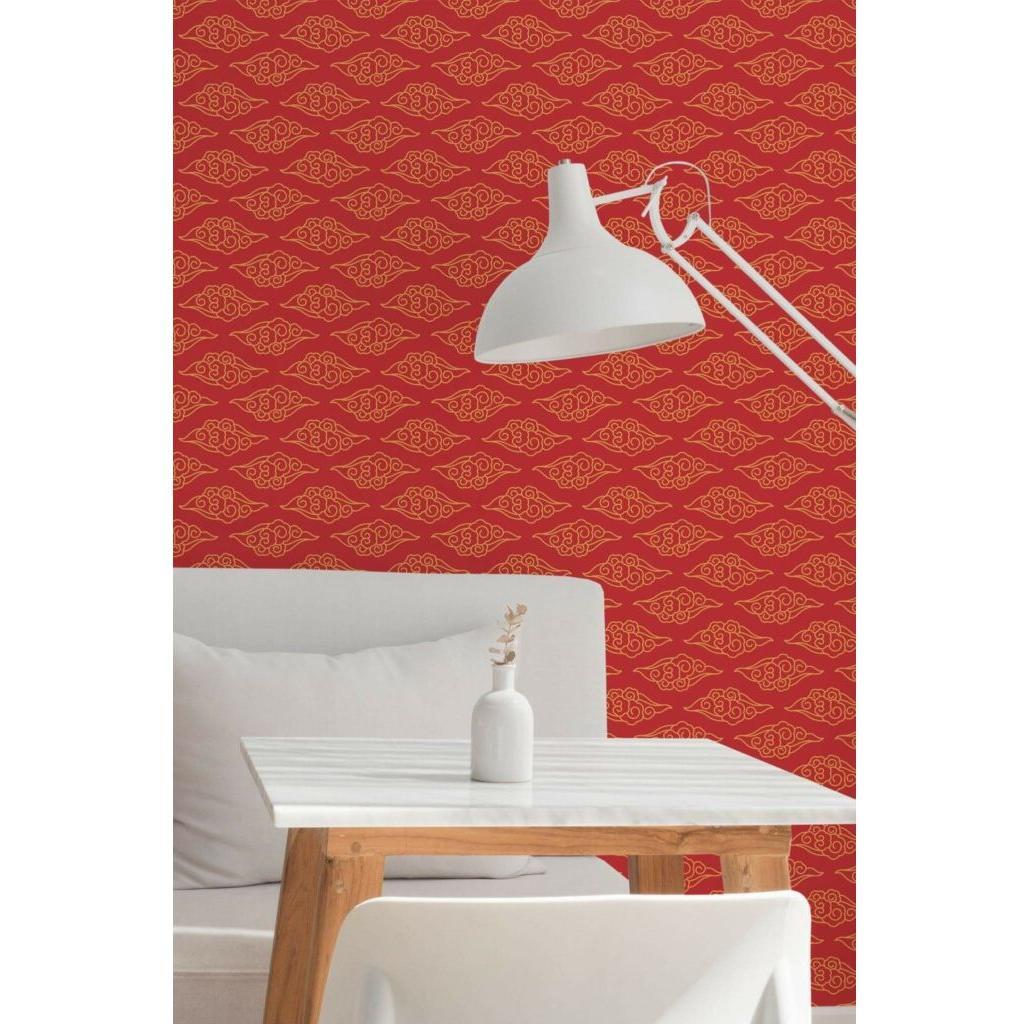 Red china pattern (itseliimautuva) - Kotikauppa