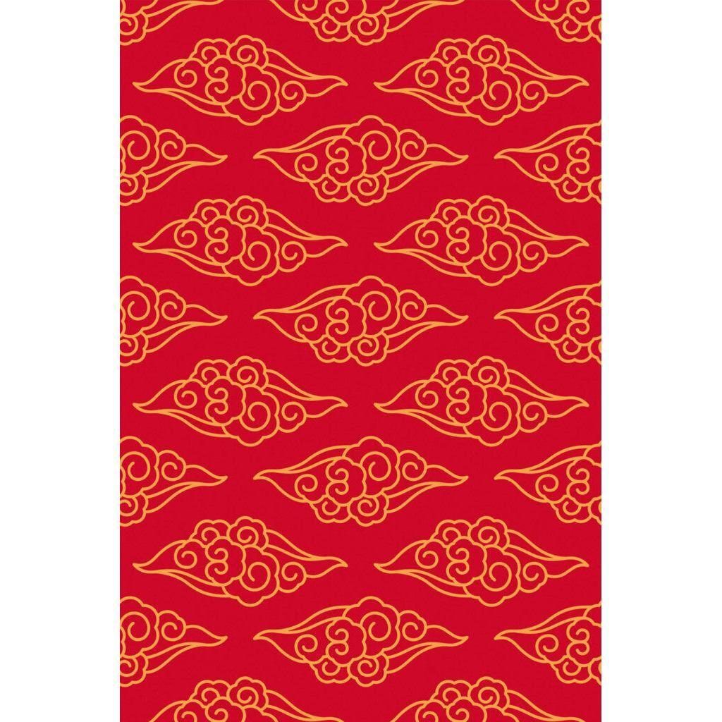 Red china pattern (itseliimautuva) - Kotikauppa