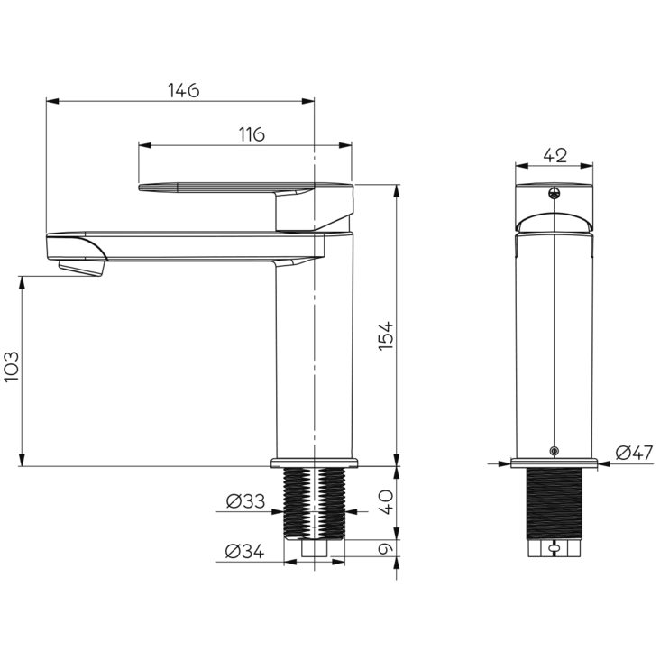 Reich vipusekoitushana Linnea K kromi, korkea - Kotikauppa