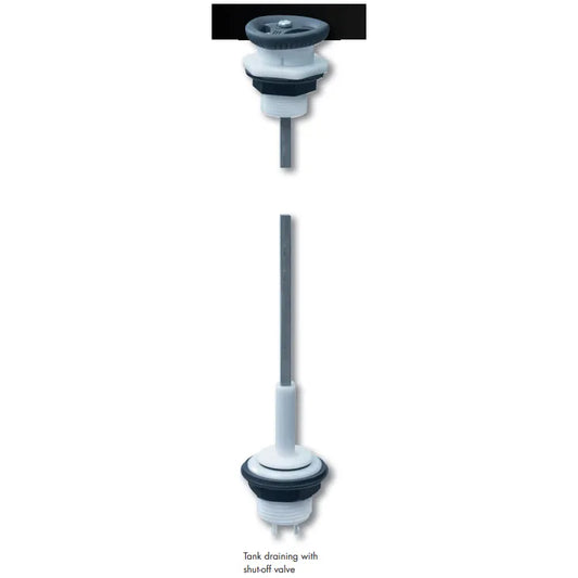 Reich tyhjennysventtiili/sulkuventtiili raikasvesisäiliöön 890 mm | 533-0667 | 4037911333411 | Kotikauppa | Reich