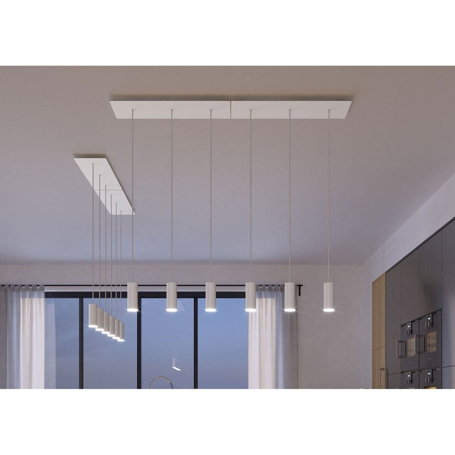 Riippuvalaisin kolmella valolla E14 XXL Rose-One - Kotikauppa