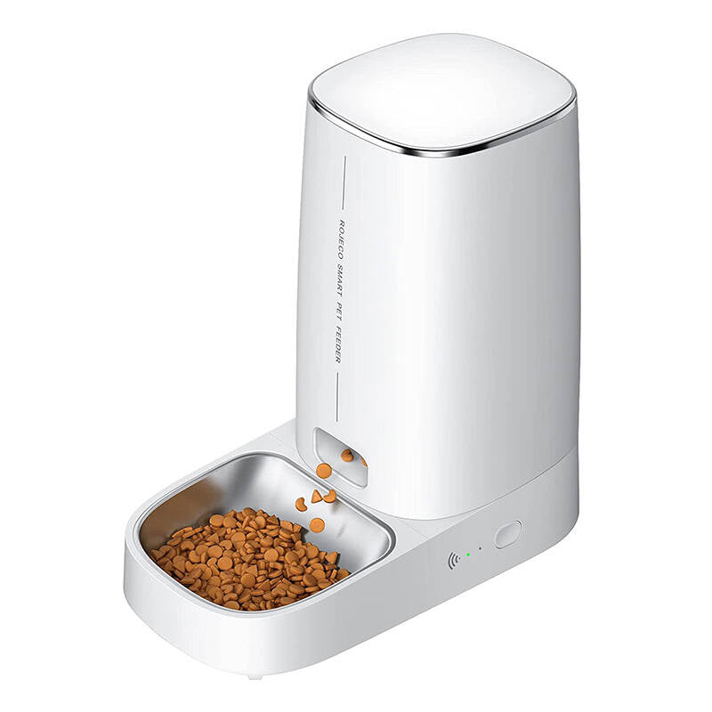 Rojeco 4L Automatic Pet Feeder WiFi Version with Single Bowl - Kotikauppa