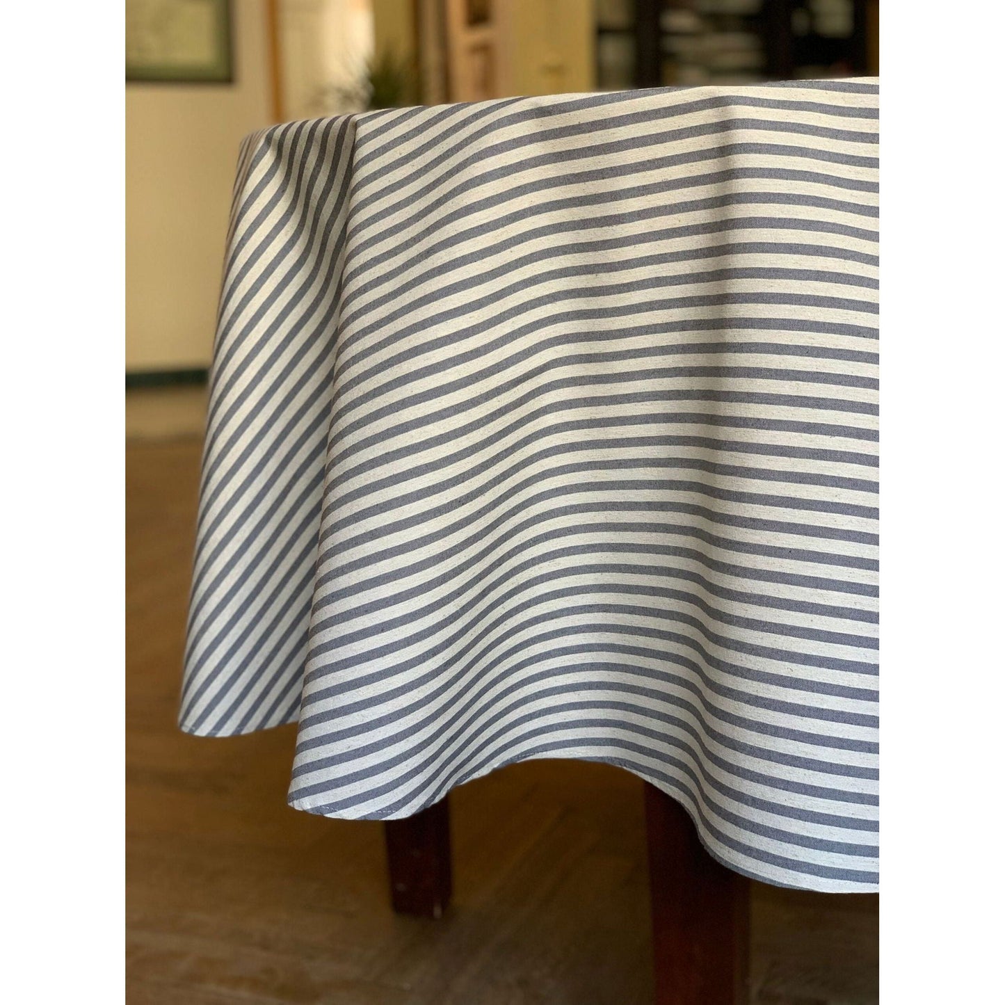 Round Tablecloth, Recycled Fabric - Nord 1 - Kotikauppa
