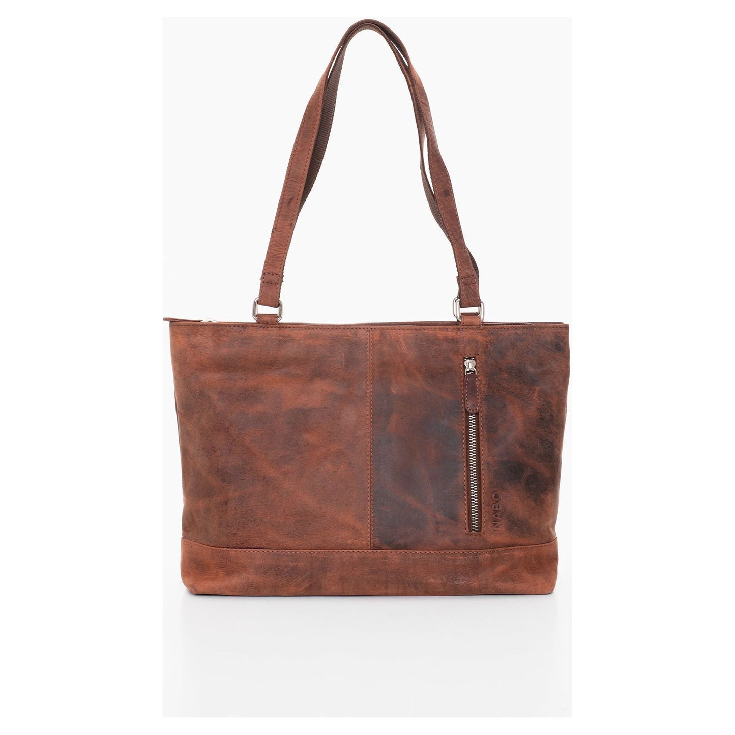 Ruskea nahkalaukku (Nabo) - Kotikauppa