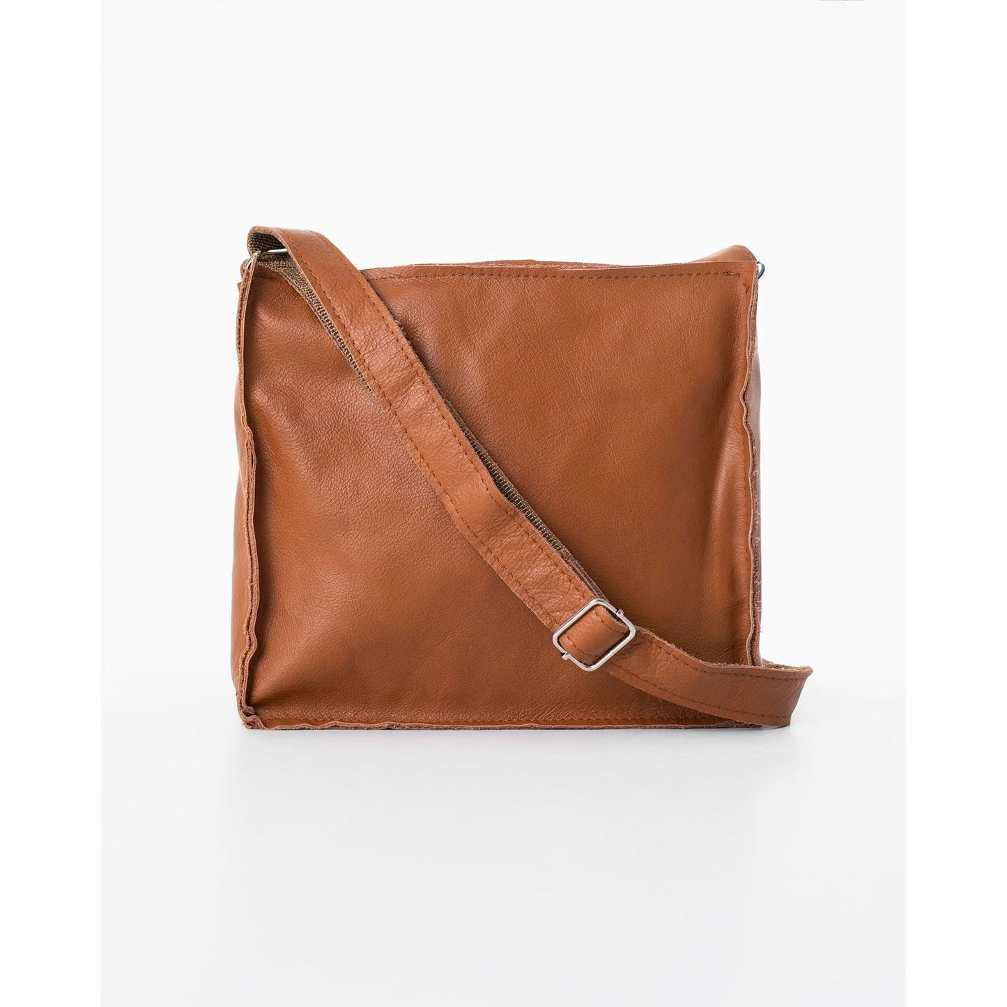 Ruskea olkalaukku Folk 1 - Kotikauppa