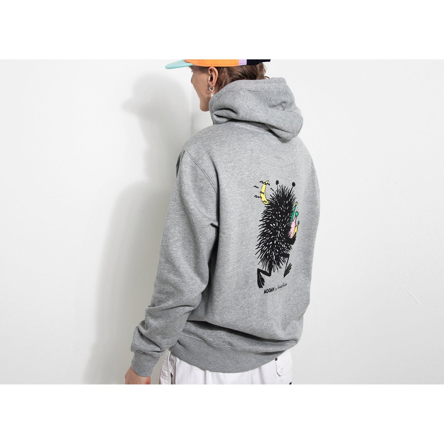 Premium Unisex Heavy Cotton Hoodie Stinky - Grey