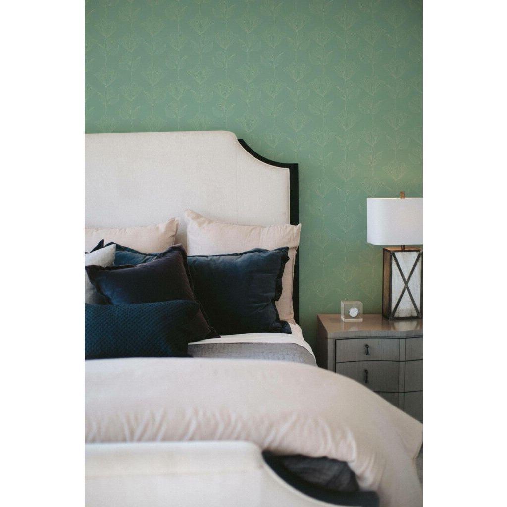 Sage Floral Powder Room (itseliimautuva) - Kotikauppa